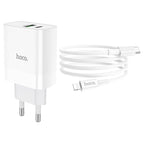Wall charger “NT9 Maximus” PD20W + QC3.0 THA cable set