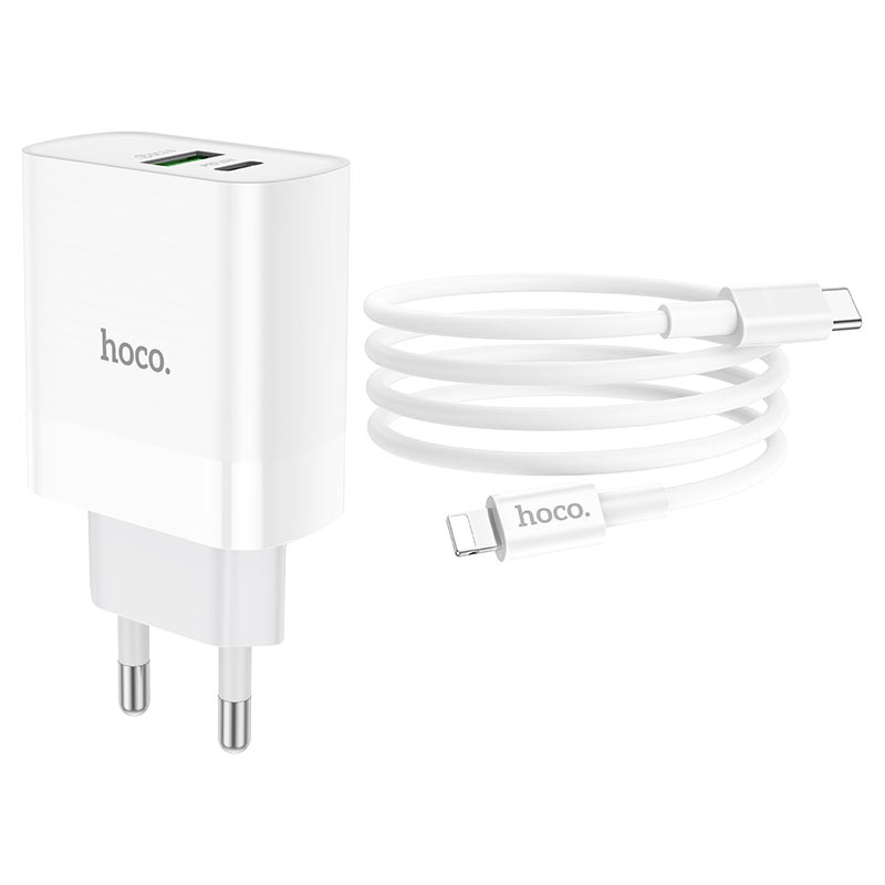 Wall charger “NT9 Maximus” PD20W + QC3.0 THA cable set