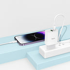 Wall charger “NT9 Maximus” PD20W + QC3.0 THA cable set
