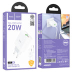 Wall charger “NT9 Maximus” PD20W + QC3.0 THA cable set
