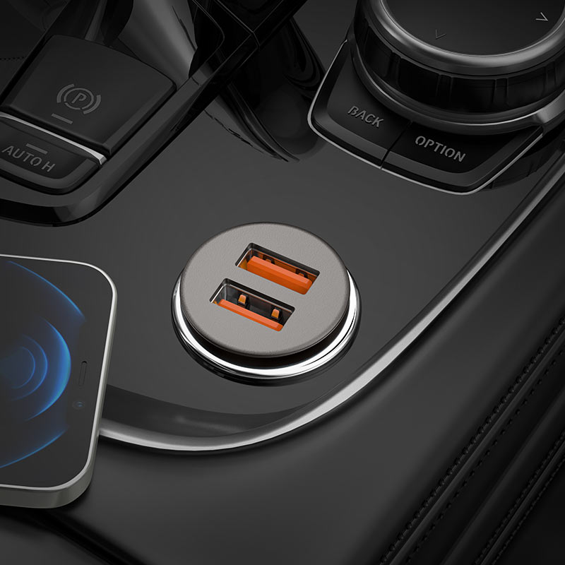 Car charger “NZ1 Developer” QC3.0 set with cable