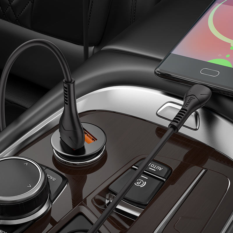 Car charger “NZ1 Developer” QC3.0 set with cable