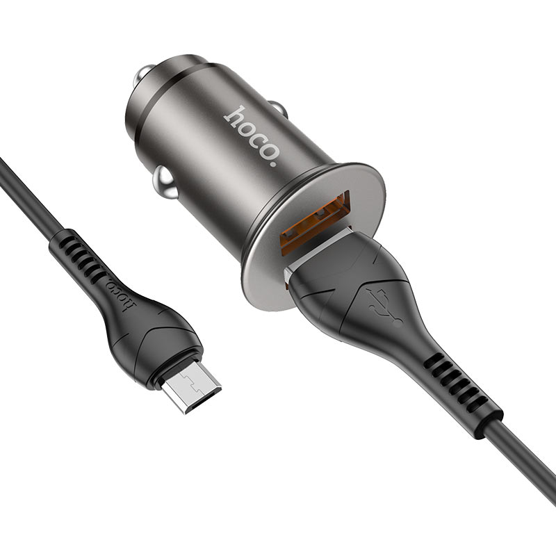 Car charger “NZ1 Developer” QC3.0 set with cable