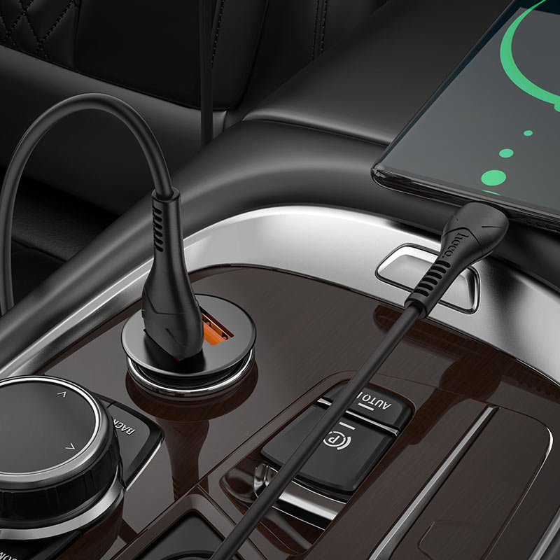 Car charger “NZ1 Developer” QC3.0 set with cable