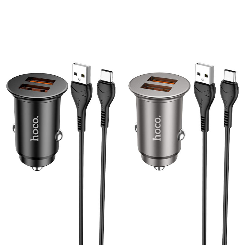 Car charger “NZ1 Developer” QC3.0 set with cable