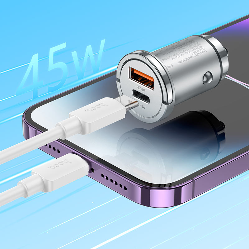 Car charger “NZ10 Handy” 45W cable set