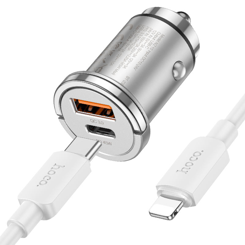 Car charger “NZ10 Handy” 45W cable set