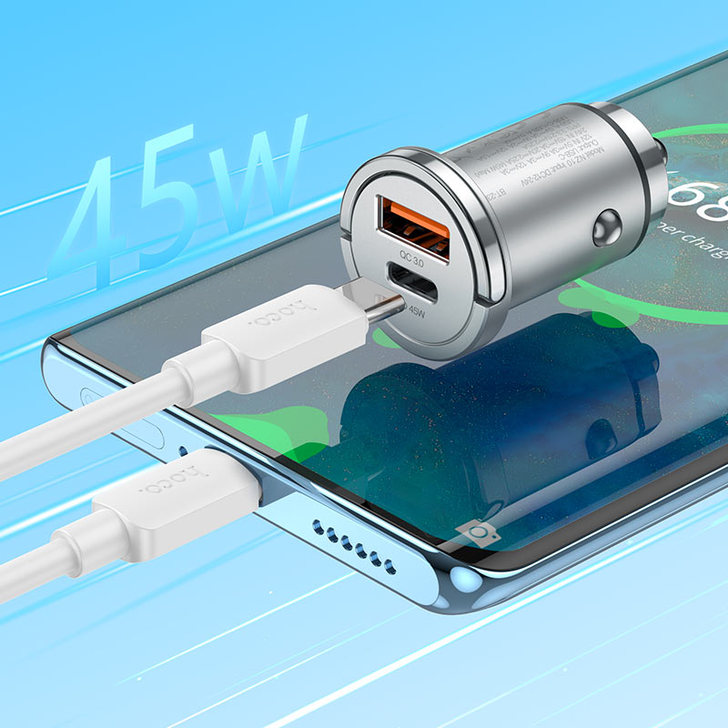 Car charger “NZ10 Handy” 45W cable set