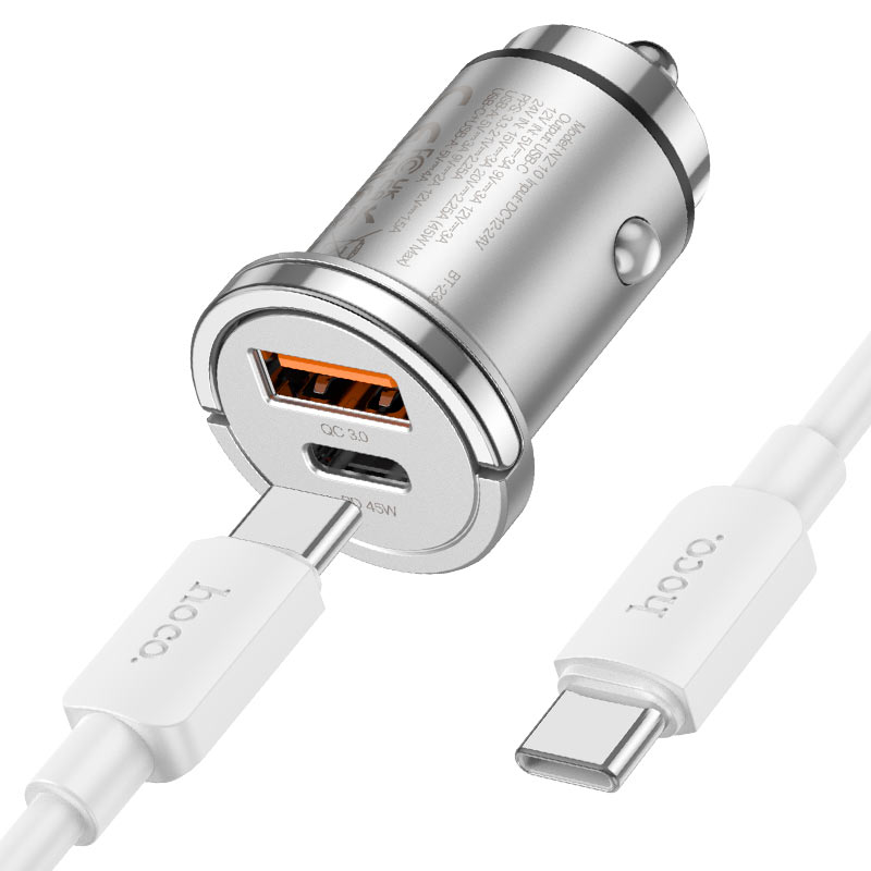 Car charger “NZ10 Handy” 45W cable set