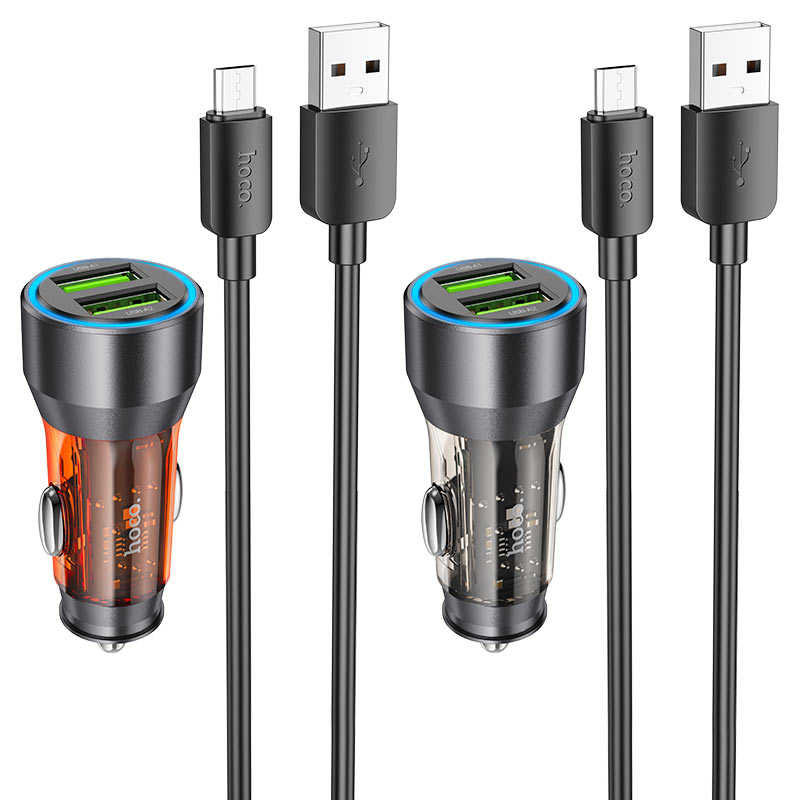 Car charger “NZ12 Prosperity” 36W cable set