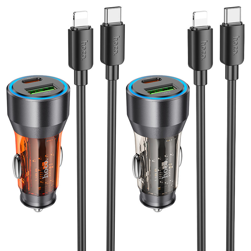 Car charger “NZ12A Action” 43W cable set