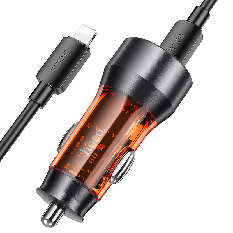 Car charger “NZ12A Action” 43W cable set