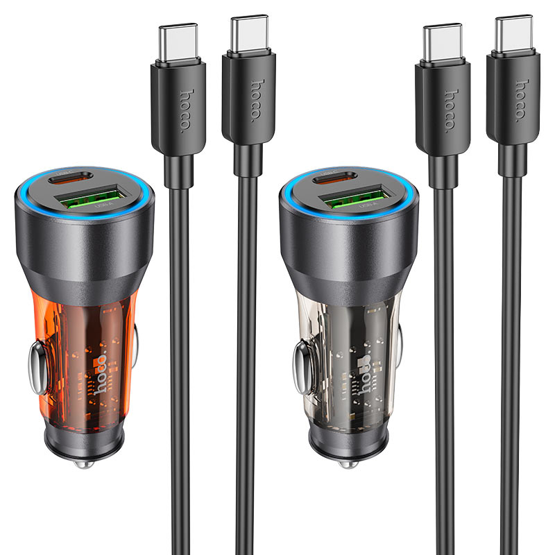 Car charger “NZ12A Action” 43W cable set