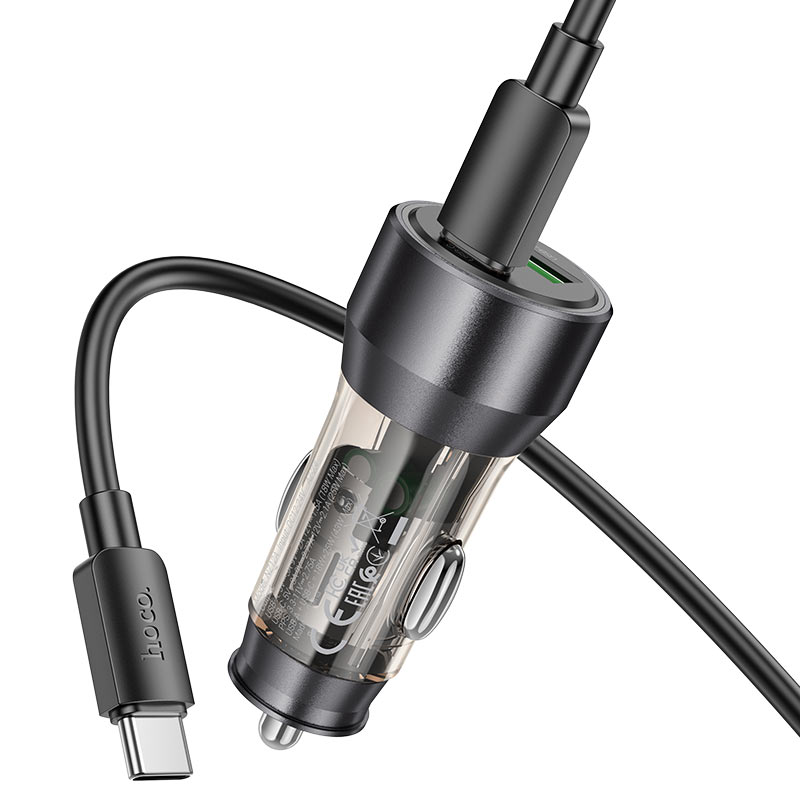 Car charger “NZ12A Action” 43W cable set