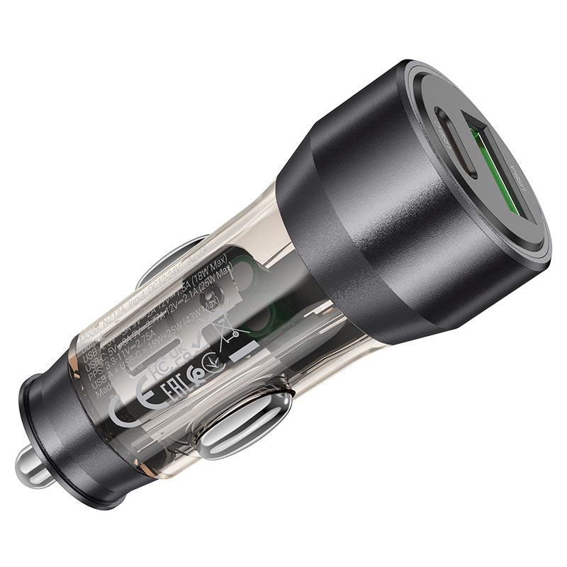 Car charger “NZ12A Action” 43W cable set