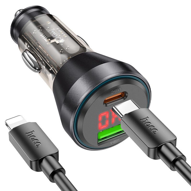 Car charger “NZ12B Unimpeded” 48W cable set
