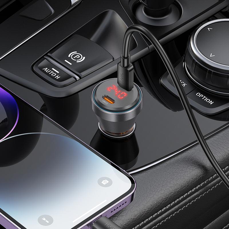 Car charger “NZ12C Graceful” 60W cable set