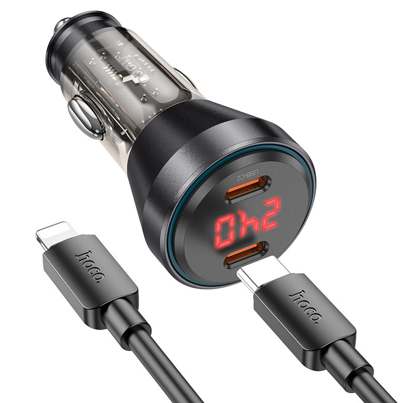 Car charger “NZ12C Graceful” 60W cable set