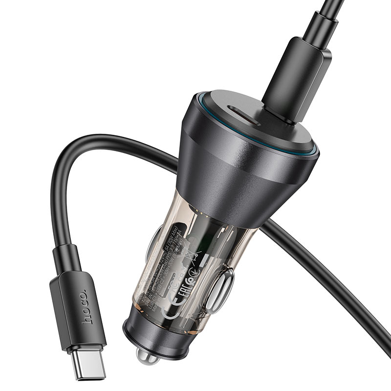 Car charger “NZ12C Graceful” 60W cable set