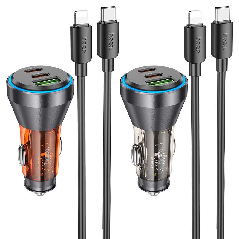 Car charger “NZ12D Lucky” 60W cable set