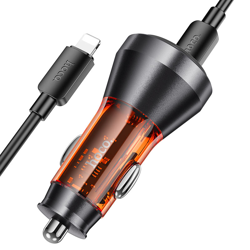 Car charger “NZ12D Lucky” 60W cable set