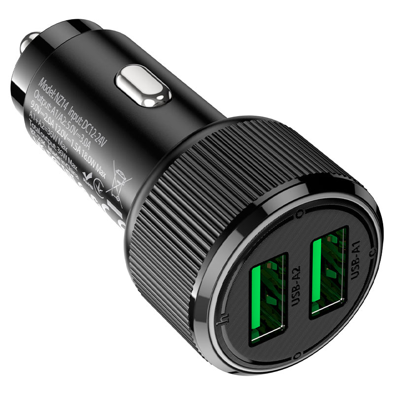 Car charger “NZ14 Guerrero” 36W cable set