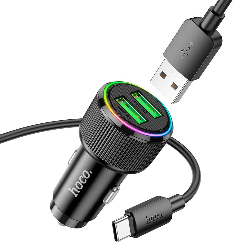 Car charger “NZ14 Guerrero” 36W cable set