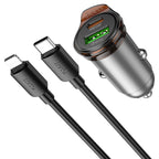 Car charger “NZ16A Rigorous” 43W cable set