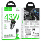 Car charger “NZ16A Rigorous” 43W cable set