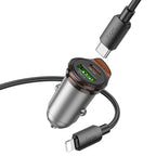 Car charger “NZ16A Rigorous” 43W cable set
