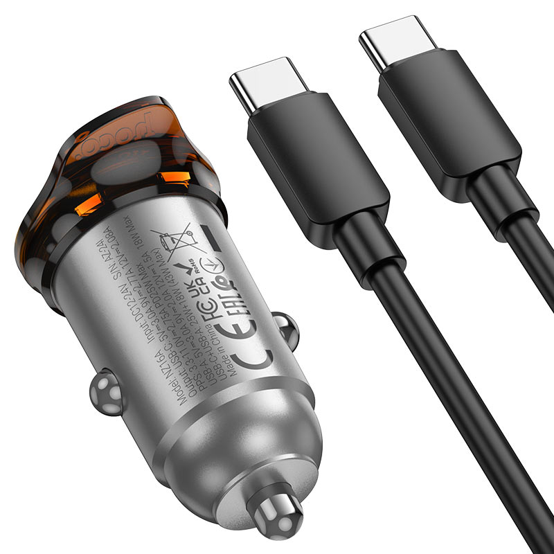 Car charger “NZ16A Rigorous” 43W cable set