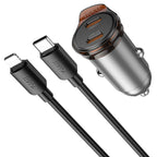 Car charger “NZ16B Rigorous” 45W cable set