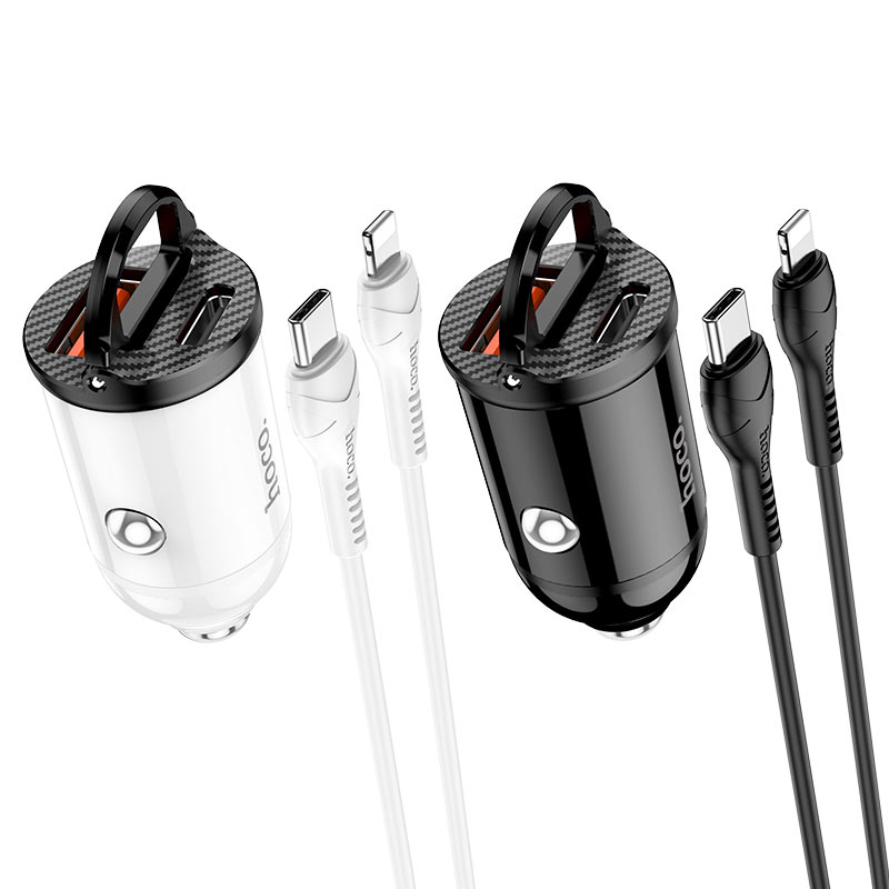 Car charger “NZ2 Link” PD30W+QC3.0 set with cable