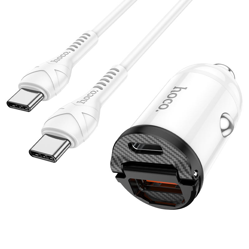 Car charger “NZ2 Link” PD30W+QC3.0 set with cable