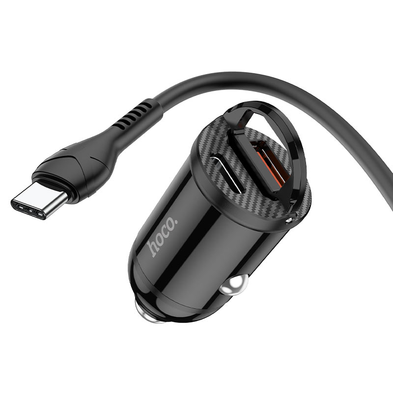 Car charger “NZ2 Link” PD30W+QC3.0 set with cable