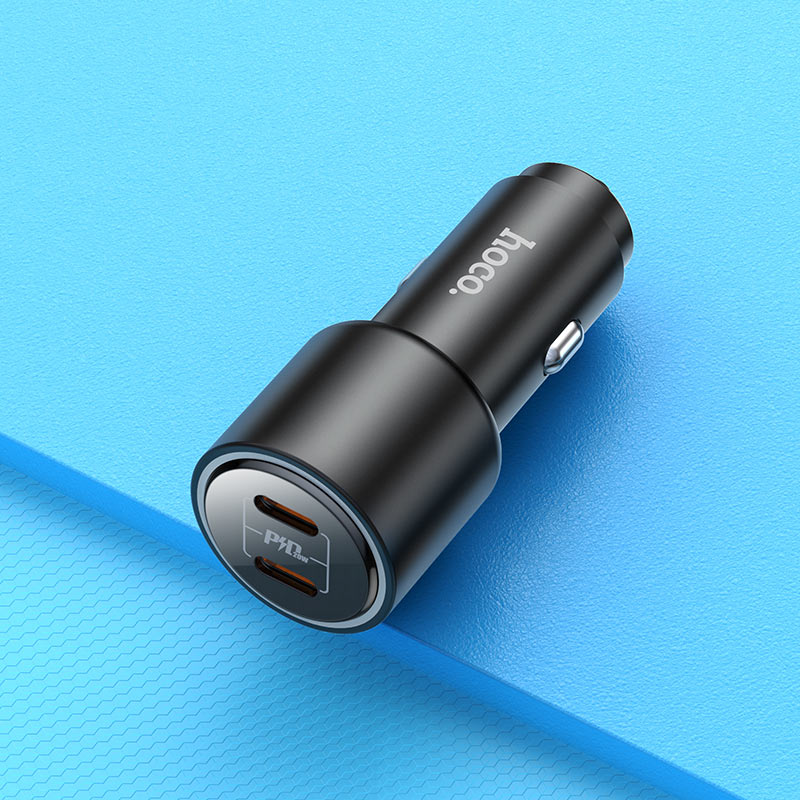 Car charger “NZ3 Clear way” PD dual port set with cable