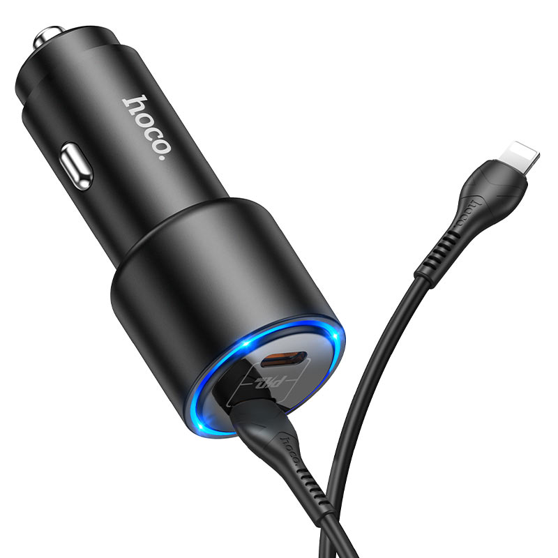 Car charger “NZ3 Clear way” PD dual port set with cable