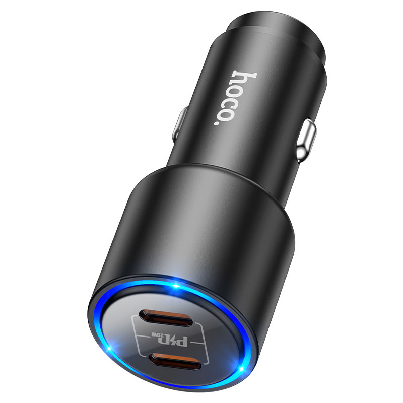 Car charger “NZ3 Clear way” PD dual port set with cable