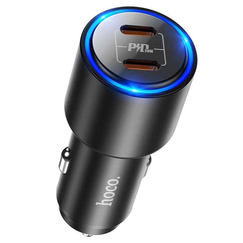 Car charger “NZ3 Clear way” PD dual port set with cable