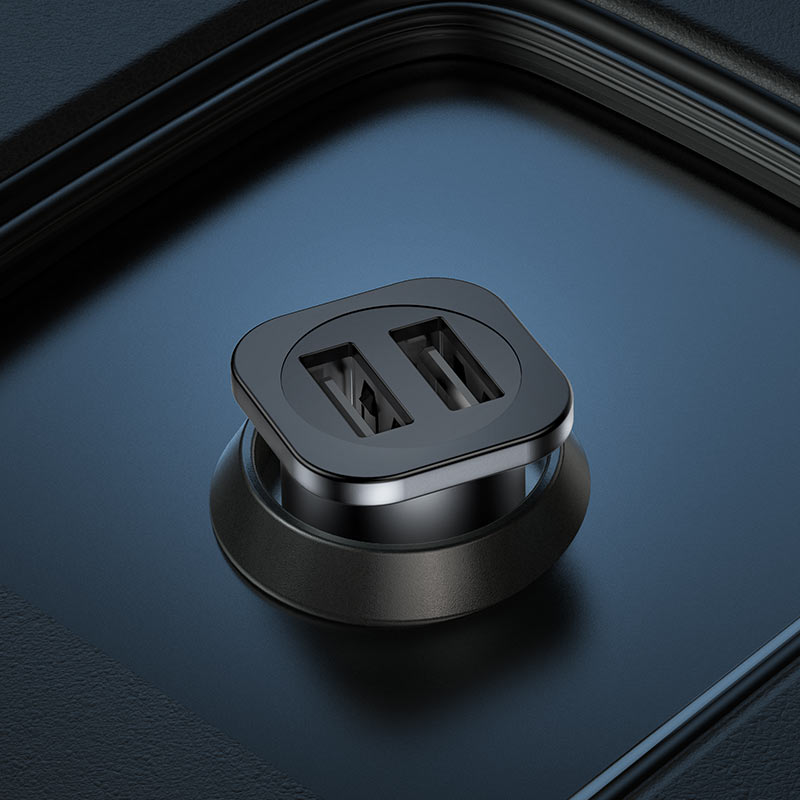 Car charger “NZ4 Wise road” dual port set with cable