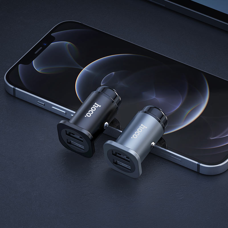 Car charger “NZ4 Wise road” dual port set with cable