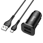 Car charger “NZ4 Wise road” dual port set with cable