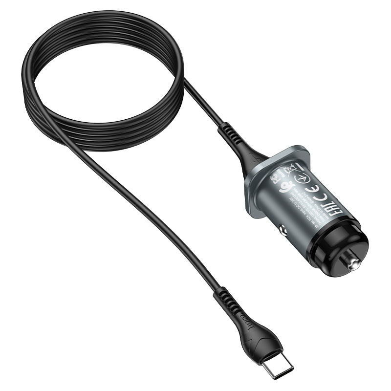 Car charger “NZ4 Wise road” dual port set with cable