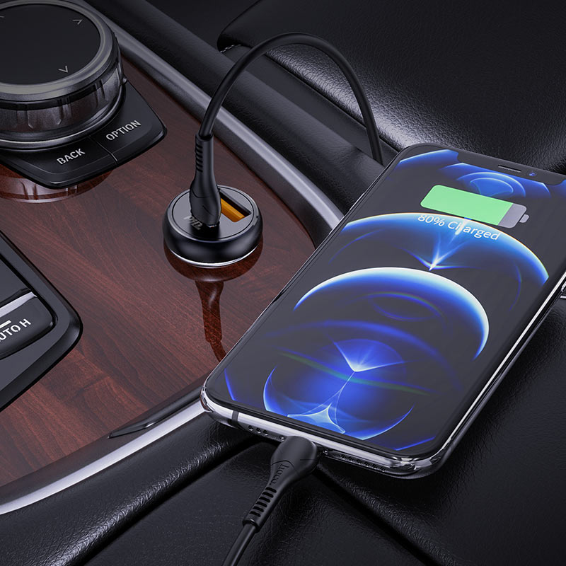 Car charger “NZ5 Smooth road” PD30W+QC3.0 set with cable