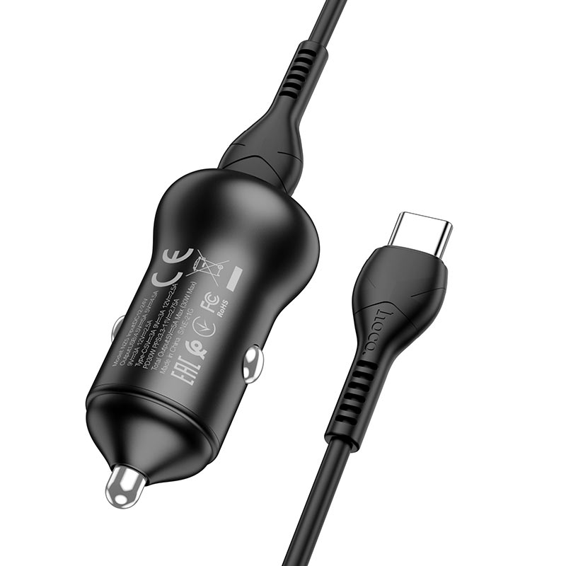 Car charger “NZ5 Smooth road” PD30W+QC3.0 set with cable