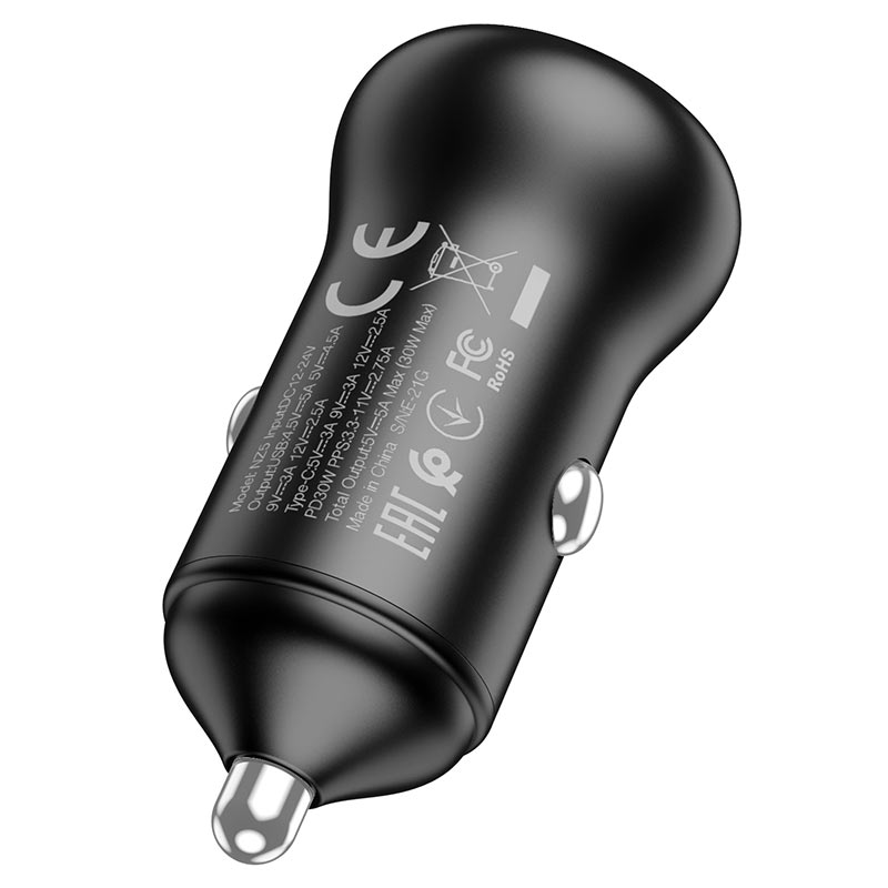 Car charger “NZ5 Smooth road” PD30W+QC3.0 set with cable