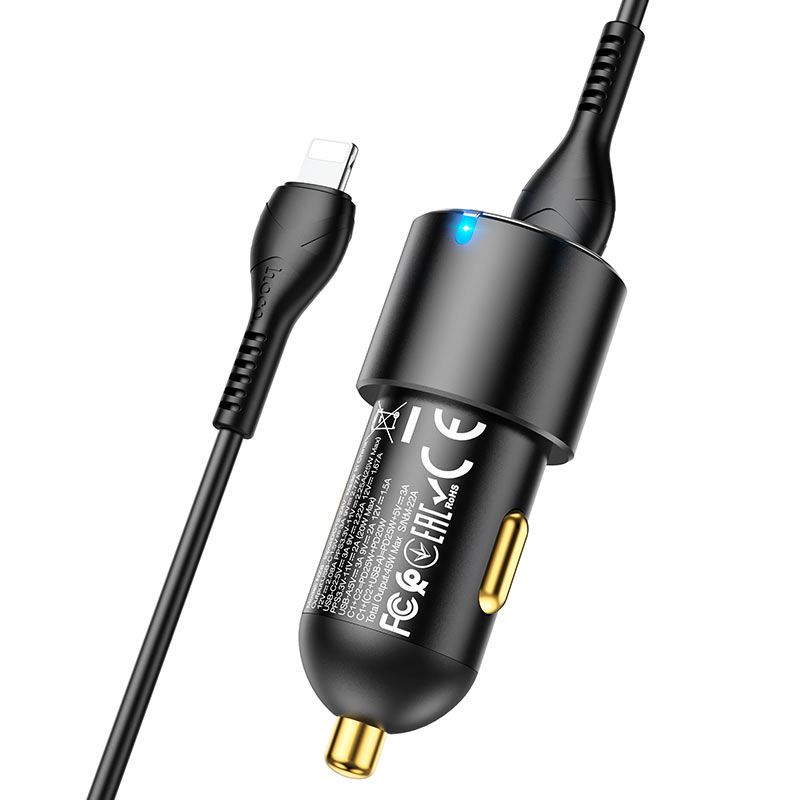 Car charger “NZ6” PD45W set with cable
