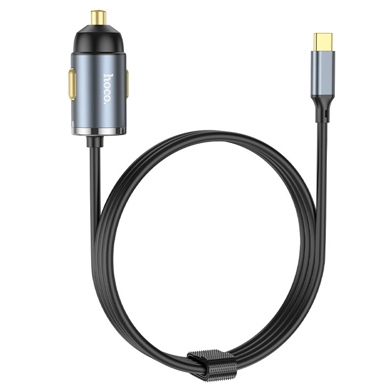 Car charger “NZ7” PD20W + QC3.0 with built-in cable