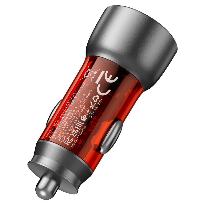 Car charger “NZ8 Sprinter” 43W cable set