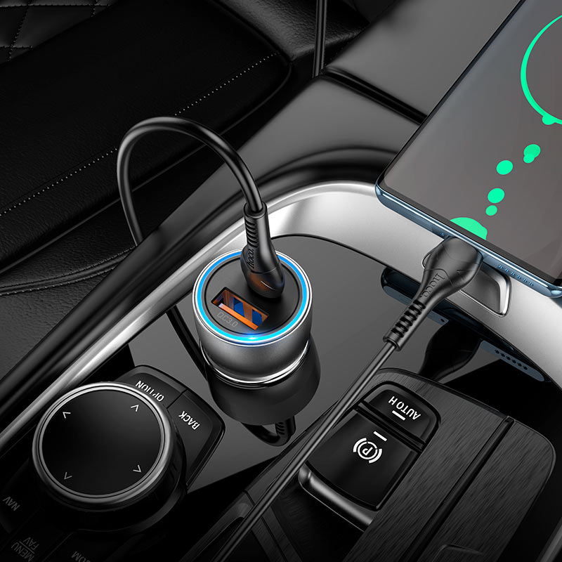 Car charger “NZ8 Sprinter” 43W cable set